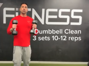 Dumbbell Clean